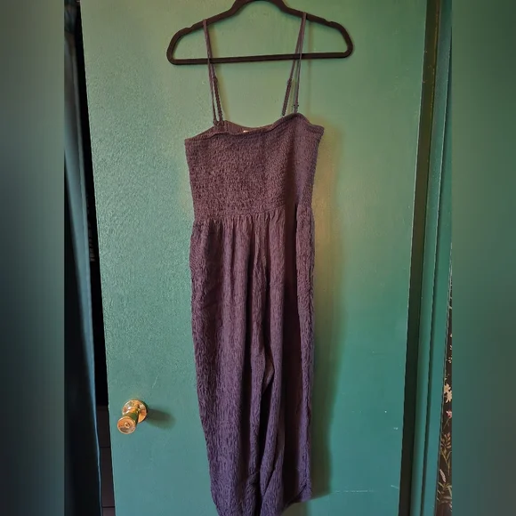 Prana Black Cropped Jumpsuit M - Picture 6 of 7